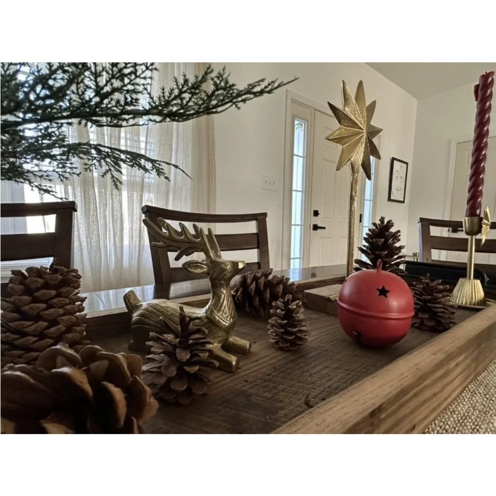 Christmas Metal Sitting & Standing Deer Gold - Threshold™